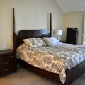 F18. Thomasville Furniture king 2 post bed. 